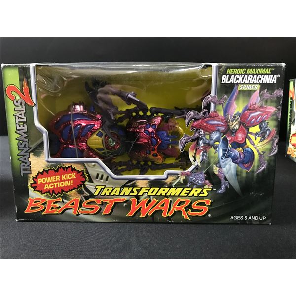 VINTAGE TRANSFORMERS TRANSMETAL 2 BEAST WARS BLACK ARACHNIA NEW IN BOX