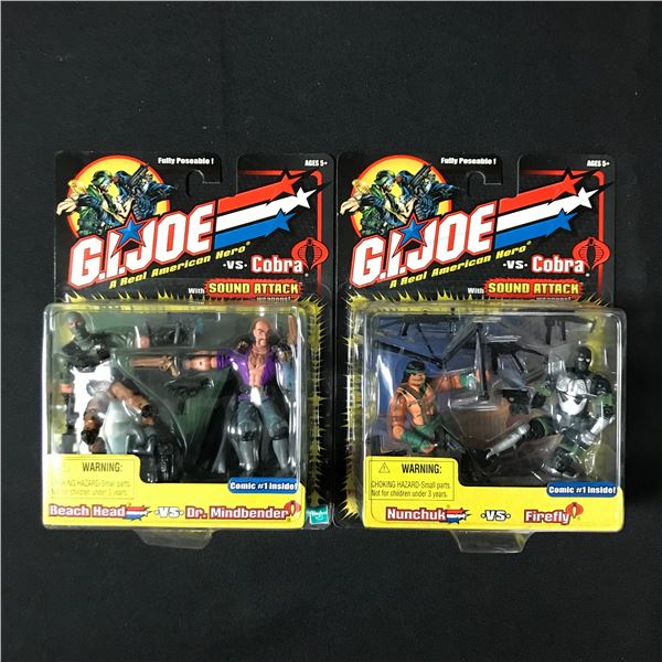LOT OF 2 G.I JOE ACTIOM FIGURES NEW IN BOX