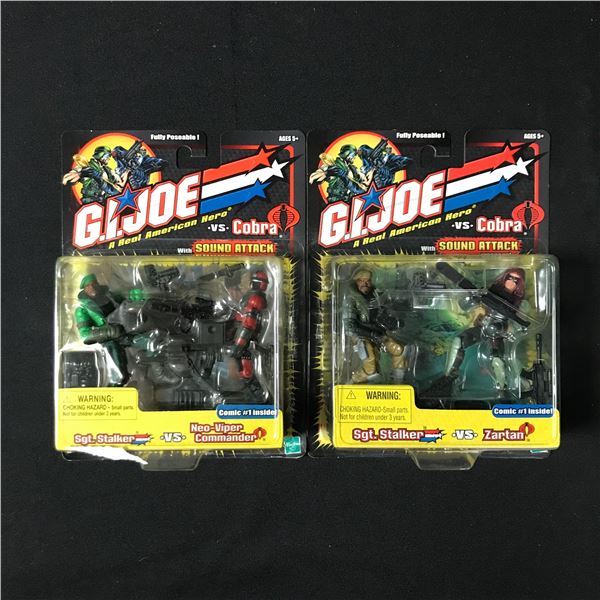 LOT OF 2 G.I JOE ACTIOM FIGURES NEW IN BOX