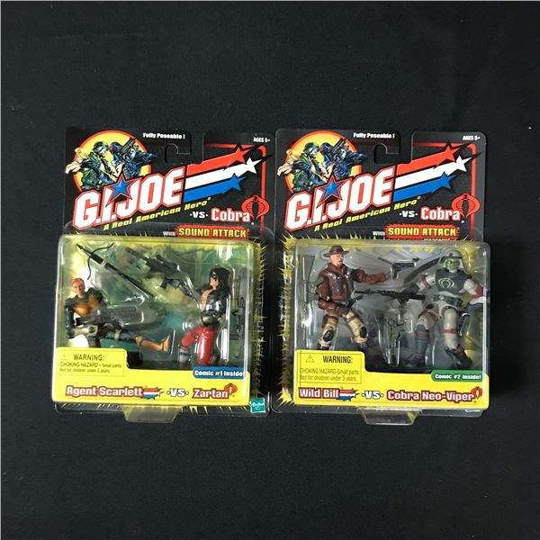 LOT OF 2 G.I JOE ACTIOM FIGURES NEW IN BOX