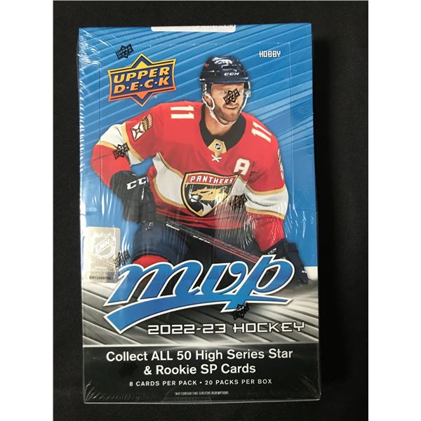 SEALED 2022-23 UPPER DECK MVP HOBBY BOX