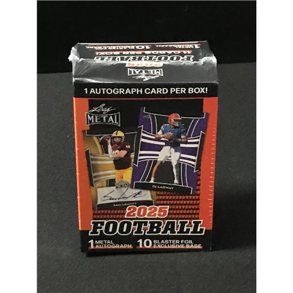 SEALED 2025 LEAF METAL FOOTBALL BLASTER BOX
