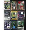 Image 1 : LOT OF 9 PATCH NFL TRADING CARDS INCLUDING SEVERAL ROOKIES