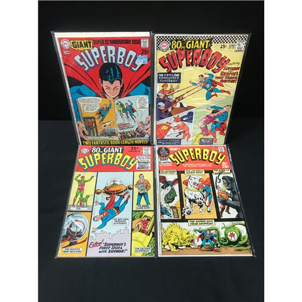 LOT OF 4 SUPERBOY COMICS (DC COMICS)
