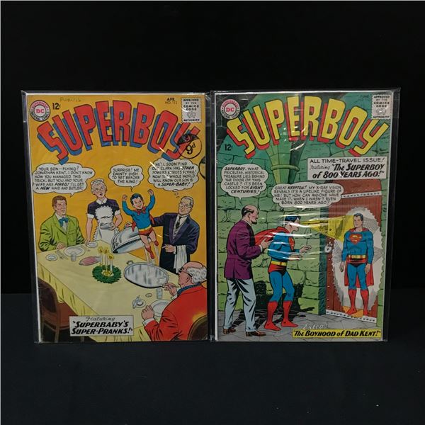 LOT OF 2 SUPERBOY COMICS NO. 112 AND 113 (DC COMICS)