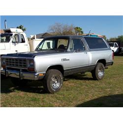 TO 1984 DODGE RAM CHARGER