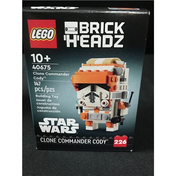 LEGO BRICK HEADZ #40675 CLONE COMMANDER CODY IN BOX - RETIRED