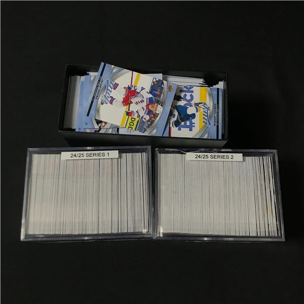 LOT OF 2 BOXES OF HOCKEY CARDS 24/25 SERIES 1 & 2.