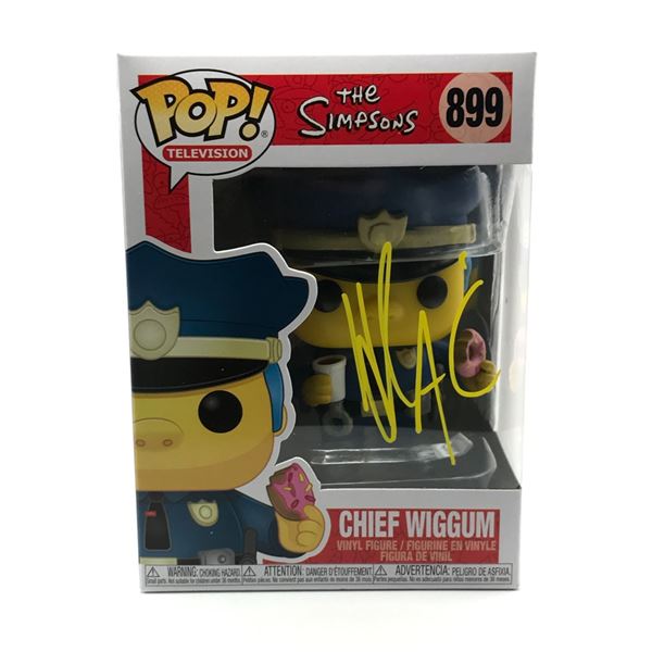 HANK AZARIA SIGNED CHIEF WIGGUM FUNKO POP - WWOC COA