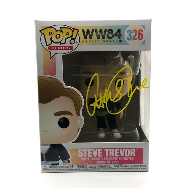 CHRIS PINE SIGNED STEVE TREVOR FUNKO POP - KB COA