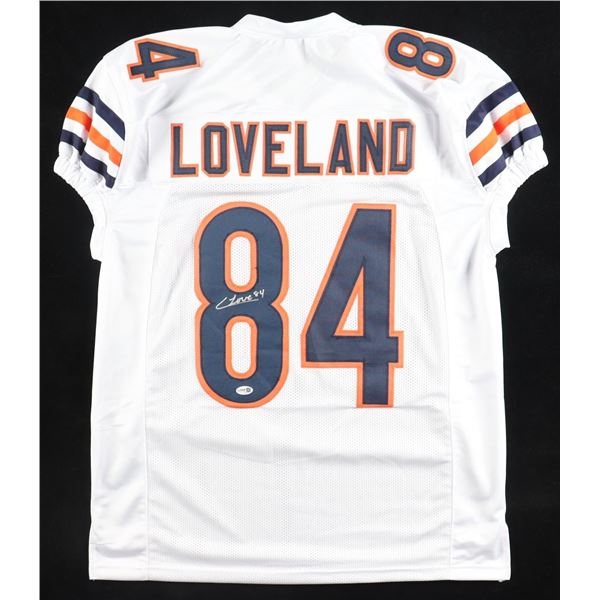 Colston Loveland SIGNED FOOTBALL JERSEY - JSA COA