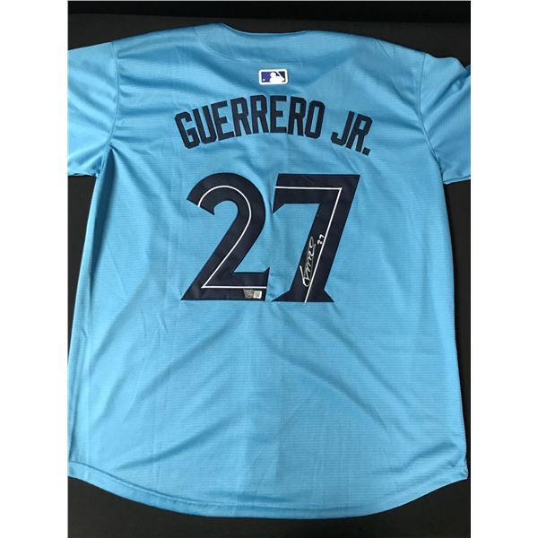 VLADIMIR GUERRERO JR SIGNED TORONTO BLUE JAYS JERSEY - ACE COA