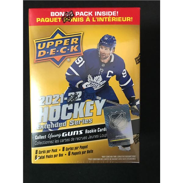 2021-22 UPPER DECK HOCKEY EXTENDED SERIES SEALED BOX