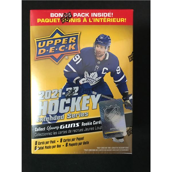 2021-22 UPPER DECK HOCKEY EXTENDED SERIES SEALED BOX