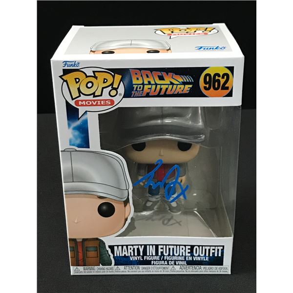 MICHAEL J FOX SIGNED BACK TO THE FUTURE FUNKO POP - WWOC COA