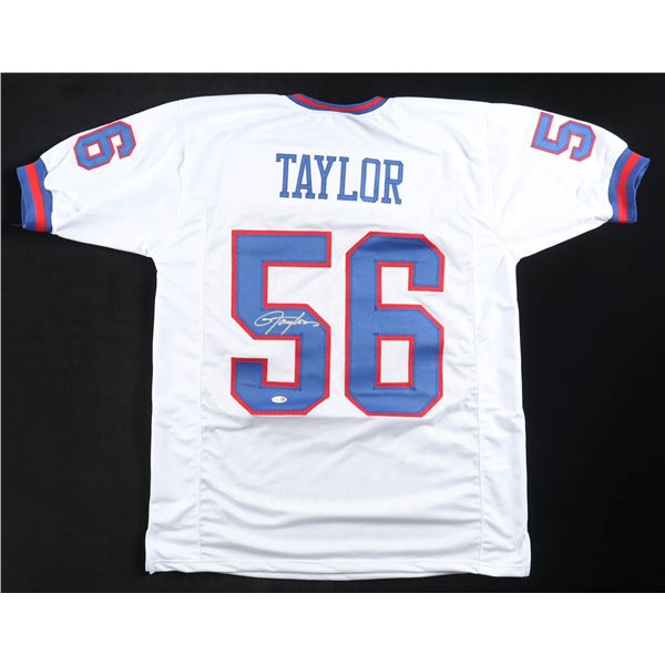 LAWRENCE TAYLOR SIGNED FOOTBALL JERSEY - JSA COA