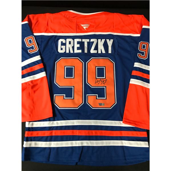 WAYNE GRETZKY SIGNED EDMONTON OILERS HOCKEY JERSEY - ACE COA