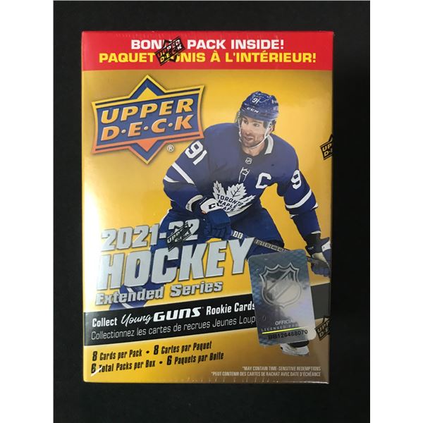 2021-22 UPPER DECK HOCKEY EXTENDED SERIES SEALED BOX