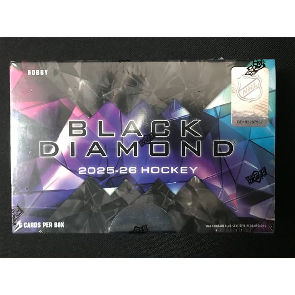 2025-26 UPPER DECK BLACK DIAMOND HOCKEY SEALED HOBBY BOX
