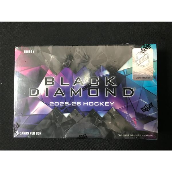2025-26 UPPER DECK BLACK DIAMOND HOCKEY SEALED HOBBY BOX