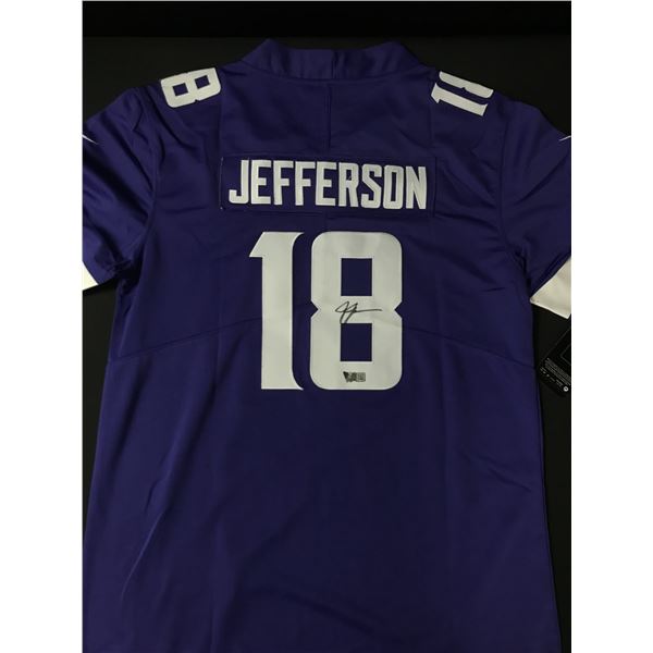 JUSTIN JEFFERSON SIGNED MINNESOTA VIKINGS JERSEY - ACE COA