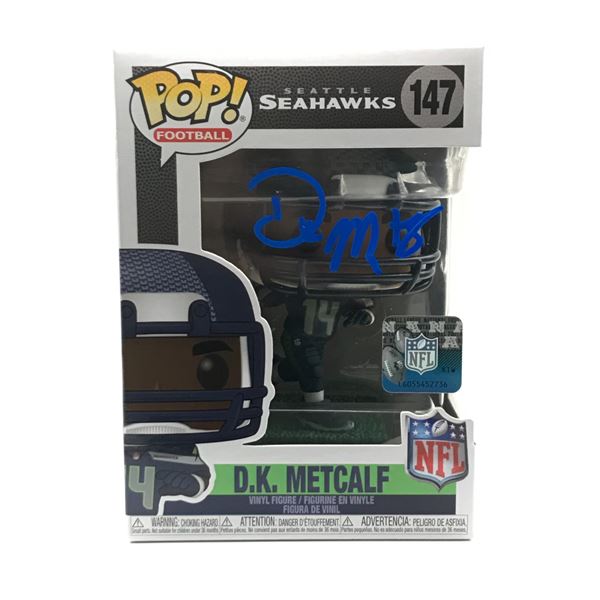 D.K METCALF SIGNED SEAHAWKS FUNKO POP - ACE COA