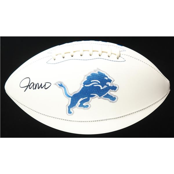 JAMESON WILLIAMS SIGNED DETROIT LIONS FOOTBALL (JSA COA)