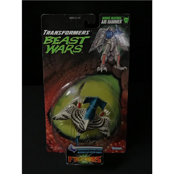 VINTAGE MINT ON CARD TRANSFORMERS BEAST WARS - AIR HAMMER ACTION FIGURE IN ORIGINAL PACKAGING