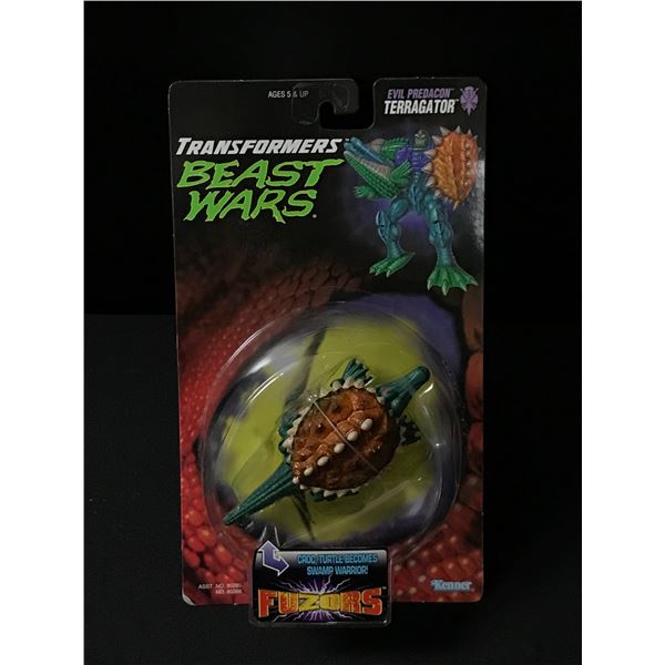 VINTAGE MINT ON CARD TRANSFORMERS BEAST WARS TERRAGATOR ACTION FIGURE - IN ORIGINAL PACKAGING