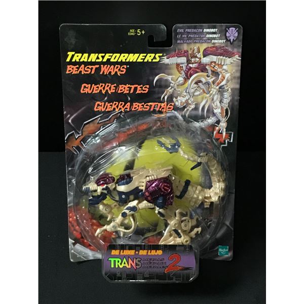 VINTAGE MINT ON CARD TRANSFORMERS BEAST WARS DINOBOT ACTION FIGURE - IN ORIGINAL PACKAGING