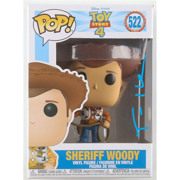 TOM HANKS SIGNED WOODY TOY STORY FUNKO POP - JSA COA