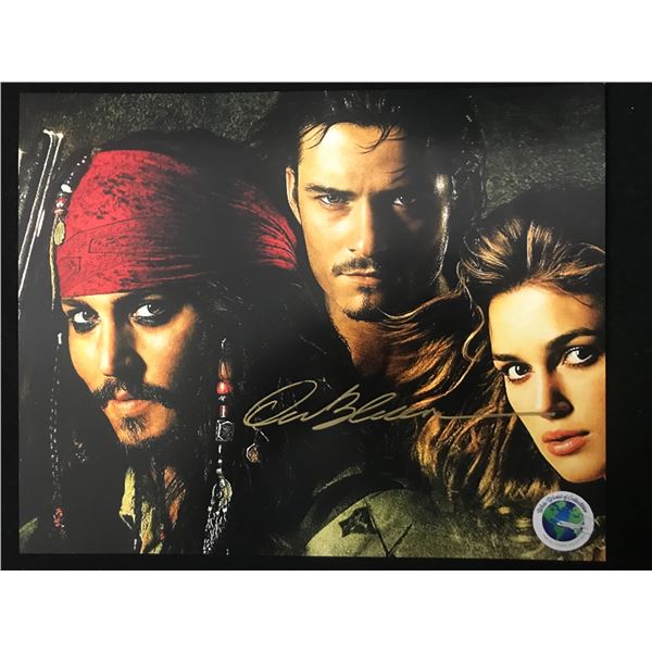 ORLANDO BLOOM SIGNED PIRATES OF THE CARIBEAN 8X10 - WWOC COA