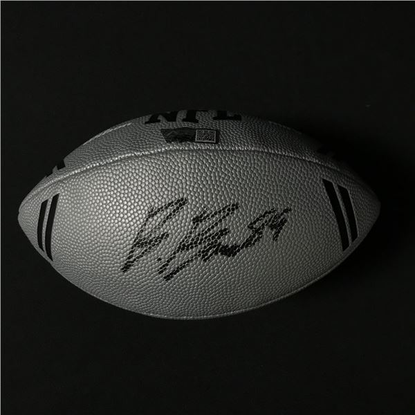 BROCK BOWERS SIGNED FOOTBALL ACE COA