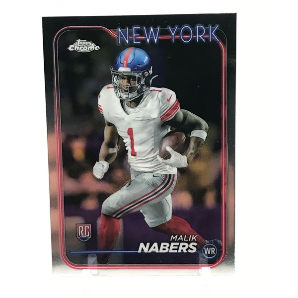 2024 TOPPS MALIK NABERS ROOKIE TRADING CARD