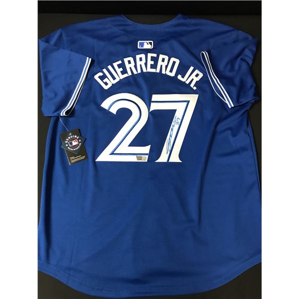 VLADIMIR GUERRERO JR SIGNED TORONTO BLUE JAYS JERSEY - ACE COA