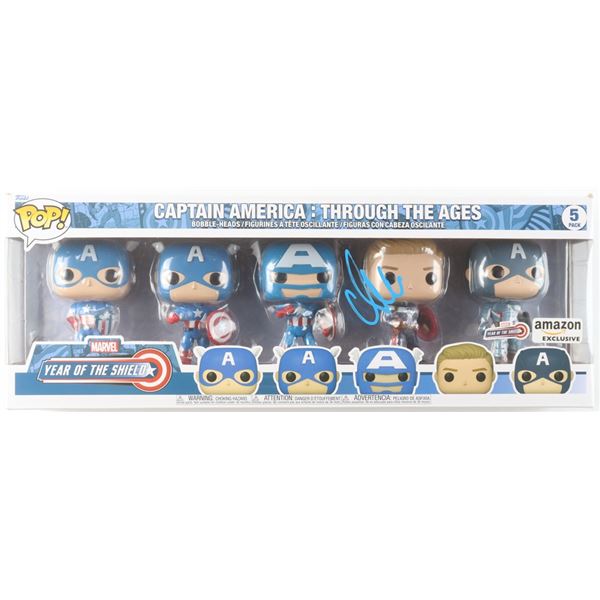 CHRIS EVANS SIGNED CAPTAIN AMERICA FUNKO POP - JSA COA