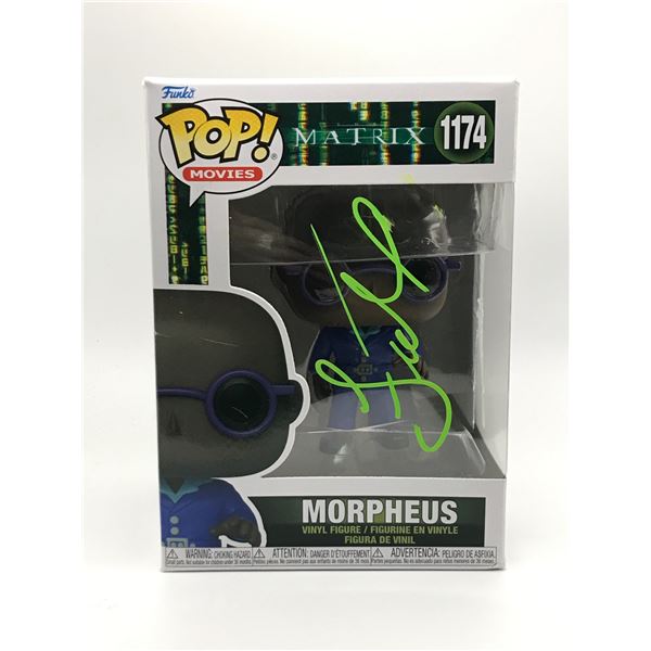 LAWRENCE FISHBURNE SIGNED MORPHEUS FUNKO POP - KB COA