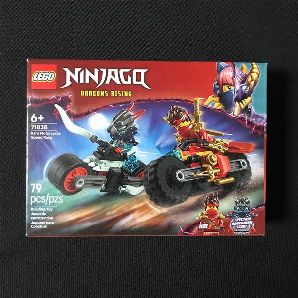 LEGO NINJAGO #71838 KAI'S MOTORCYCLE SPEED RACE IN ORIGINAL BOX - RETIRED