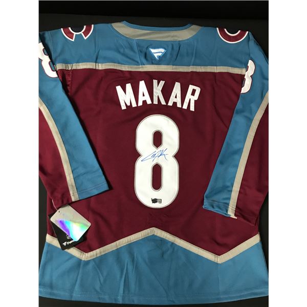 CALE MAKAR SIGNED COLORADO AVALNCHE HOCKEY JERSEY - ACE COA