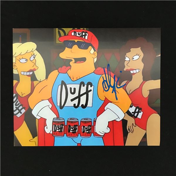 HANK AZARIA SIGNED DUFFMAN 8X10 - WWOC COA