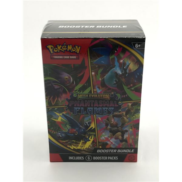 POKEMON TCG MEGA EVOLUTION PHANTASMAL FLAMES SEALED BOOSTER BUNDLE BOX