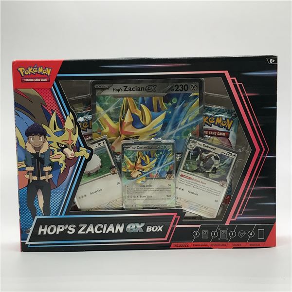 POKEMON TCG HOP'S ZACIAN EX BOX - SEALED BOX