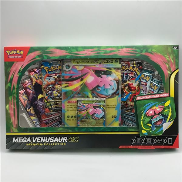 POKEMON TCG MEGA VENUSAUR EX PREMIUM COLLECTION SEALED BOX