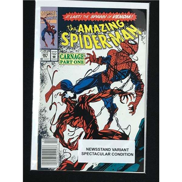 KEY MARVEL COMICS NO.361 THE AMAZING SPIDEMAN (1ST APP CARNAGE)