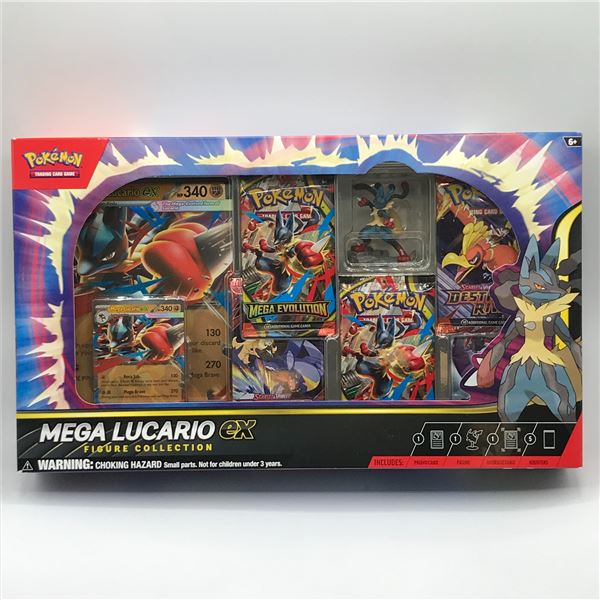 POKEMON TCG MEGA LUCARIO EX PREMIUM COLLECTION SEALED BOX