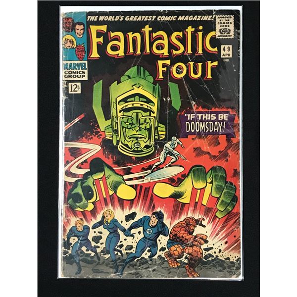 KEY ISSUE MARVEL COMICS NO.49 FANTASTIC FOUR (1ST APP GALACTUS 2ND APP SILVER SURFER