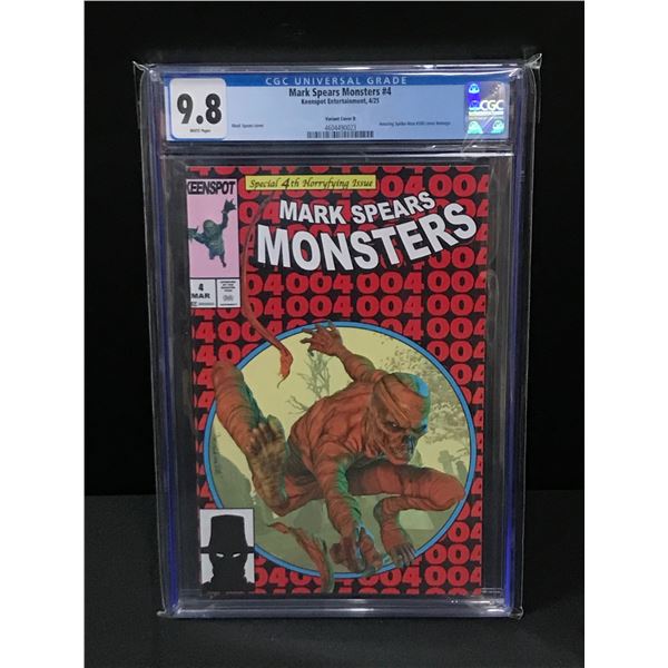 KEENSPOT COMICS NO.4 MARK SPEARS MONSTERS CGC GRADED 9.8