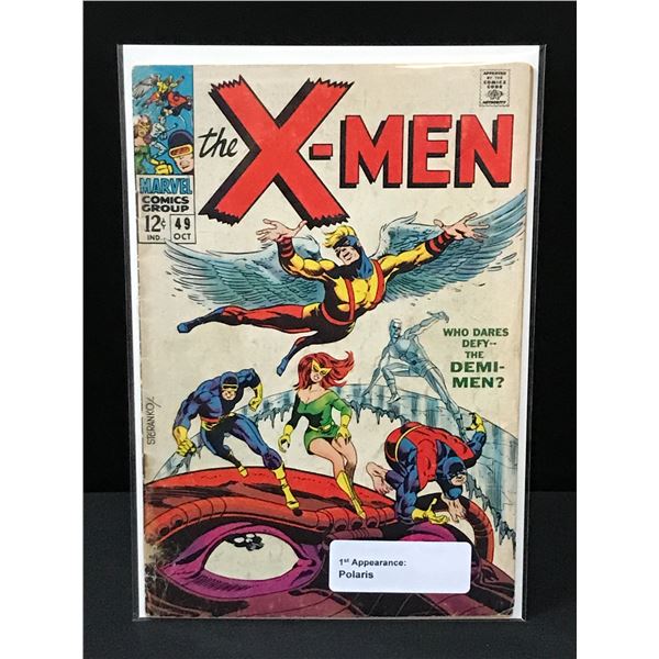 THE X-MEN #49 1ST APPEARANCE POLARIS - MARVEL COMICS