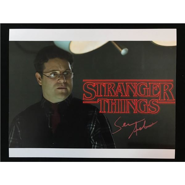SEAN ASTIN SIGNED STRANGER THINGS 8X10 - WWOC COA