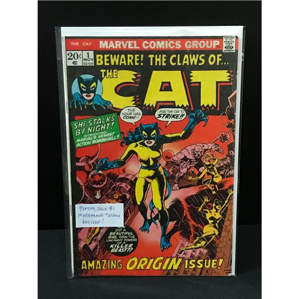 BEWARE THE CLAWS OF THE CAT #1 - MARVEL COMICS